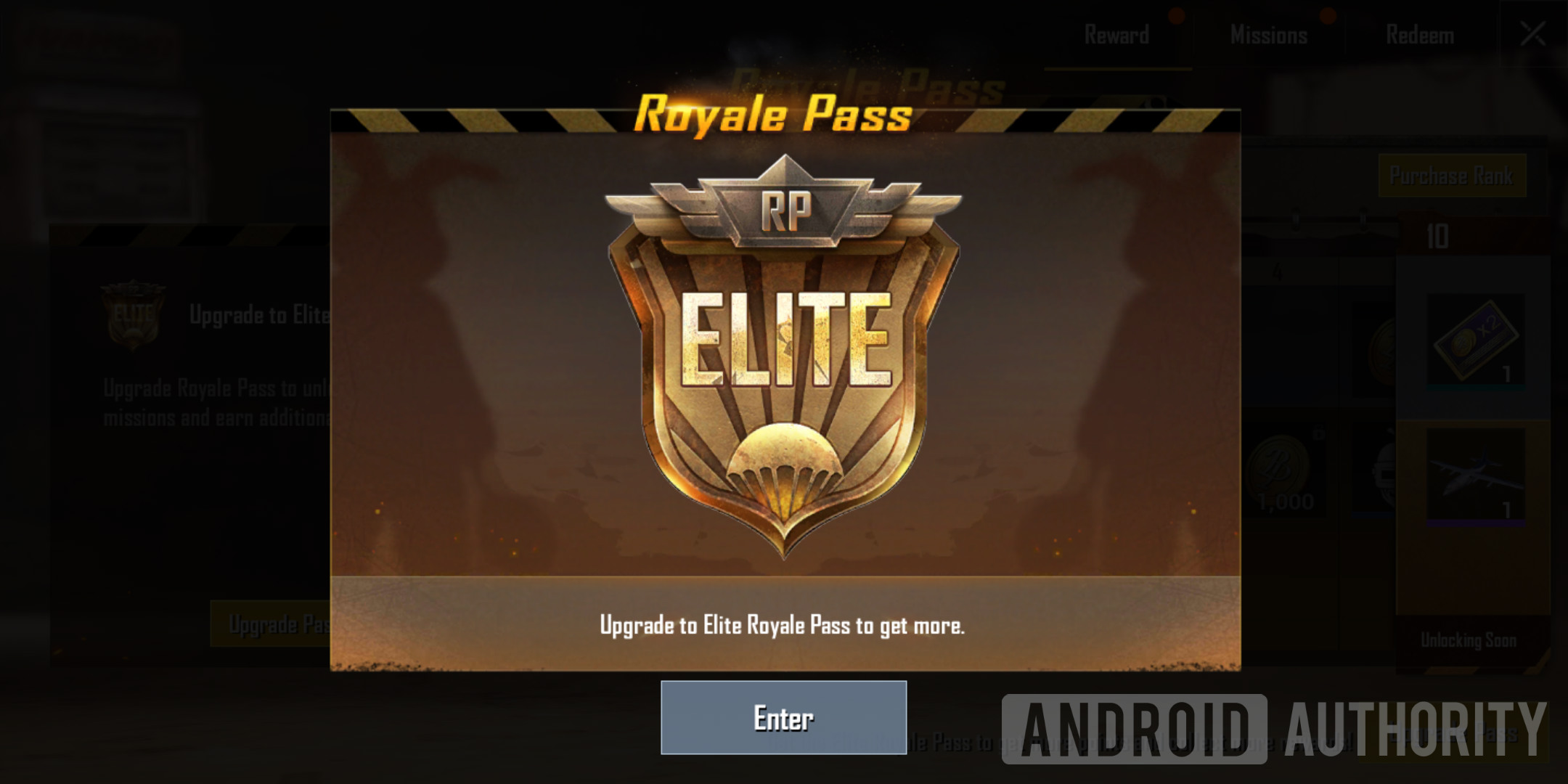 Pubg Mobile Royale通过Elite升级