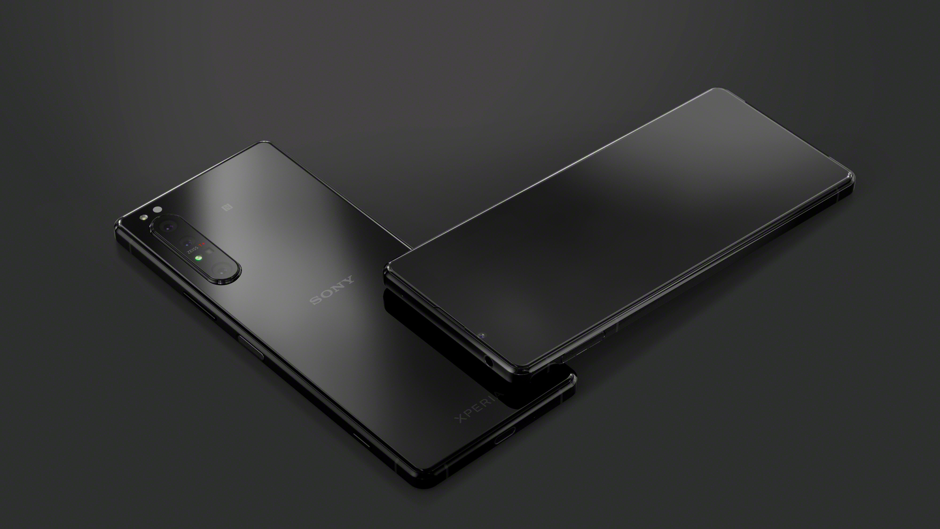 索尼Xperia 1 II黑色后正面