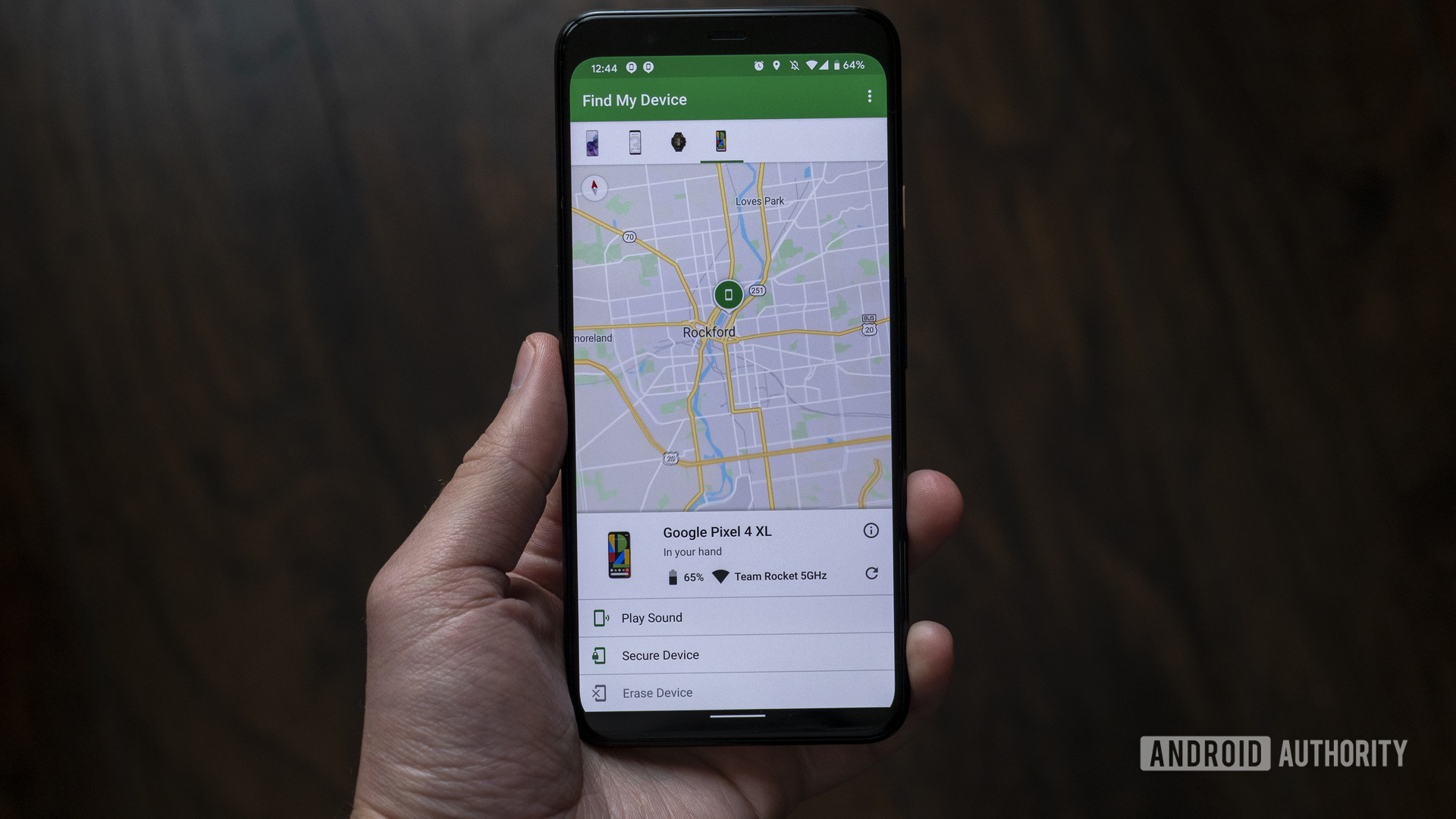 如何找到丢失的手机查找我的设备Google Pixel 4 XL定位地图2