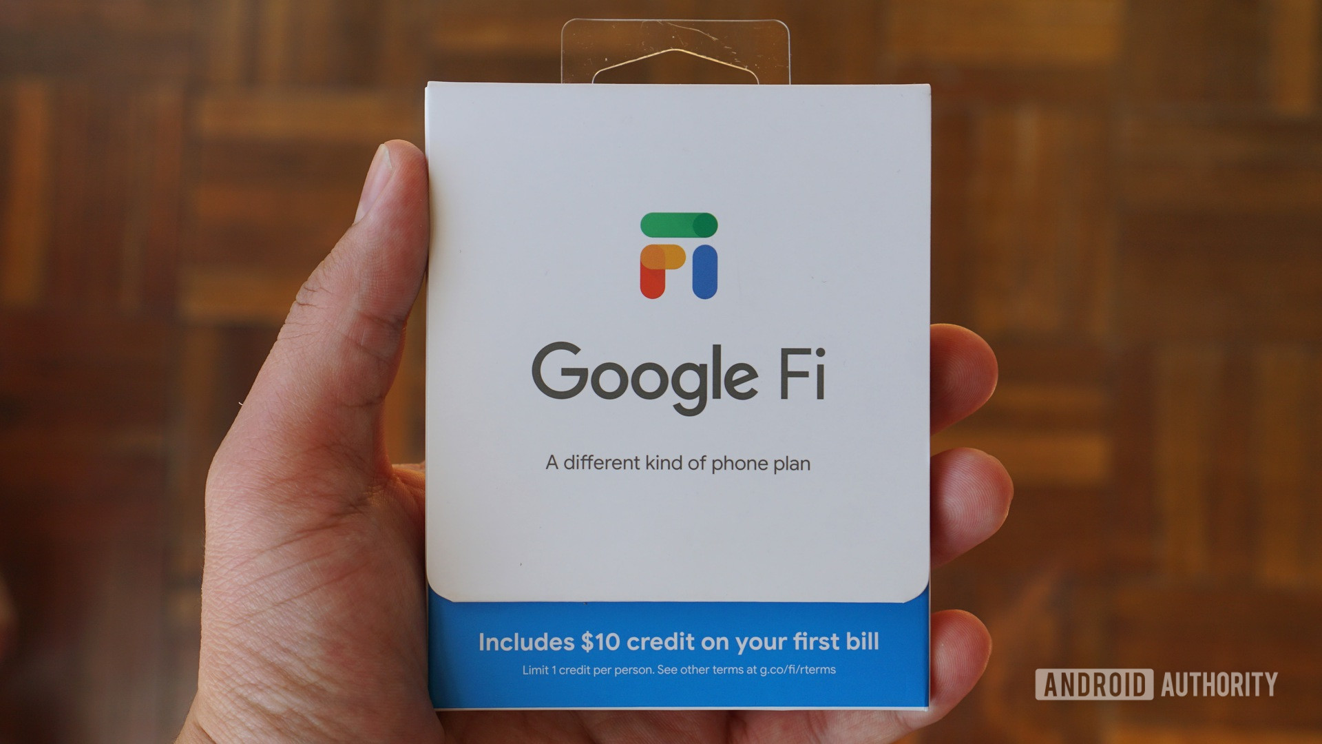 Google FI包装。