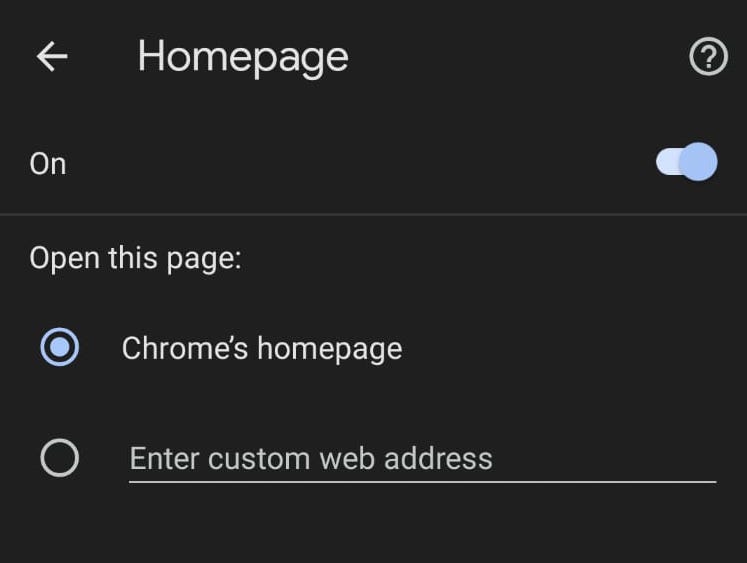 Chrome 爱游戏刷手机版下载Android添加主页URL